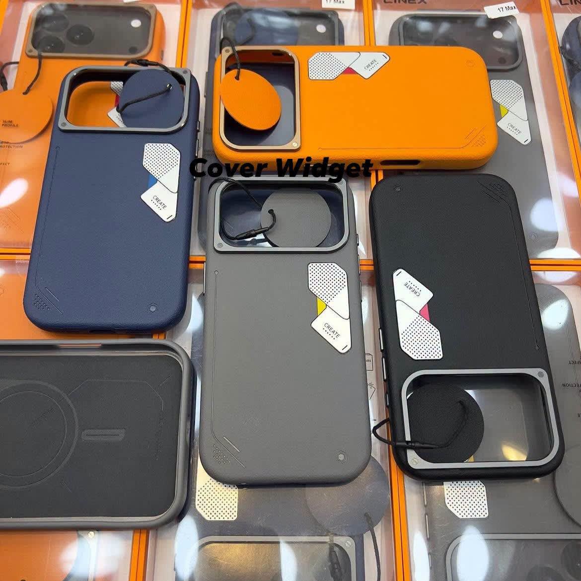 Kadi ou Premium Leather Case with metal camera bump case with MagSafe support case Available Model