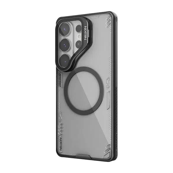 Nillkin Iceblade CamProp MagSafe® Compatible Case with Transparent Black Camera Cover Galaxy S26 Ultra