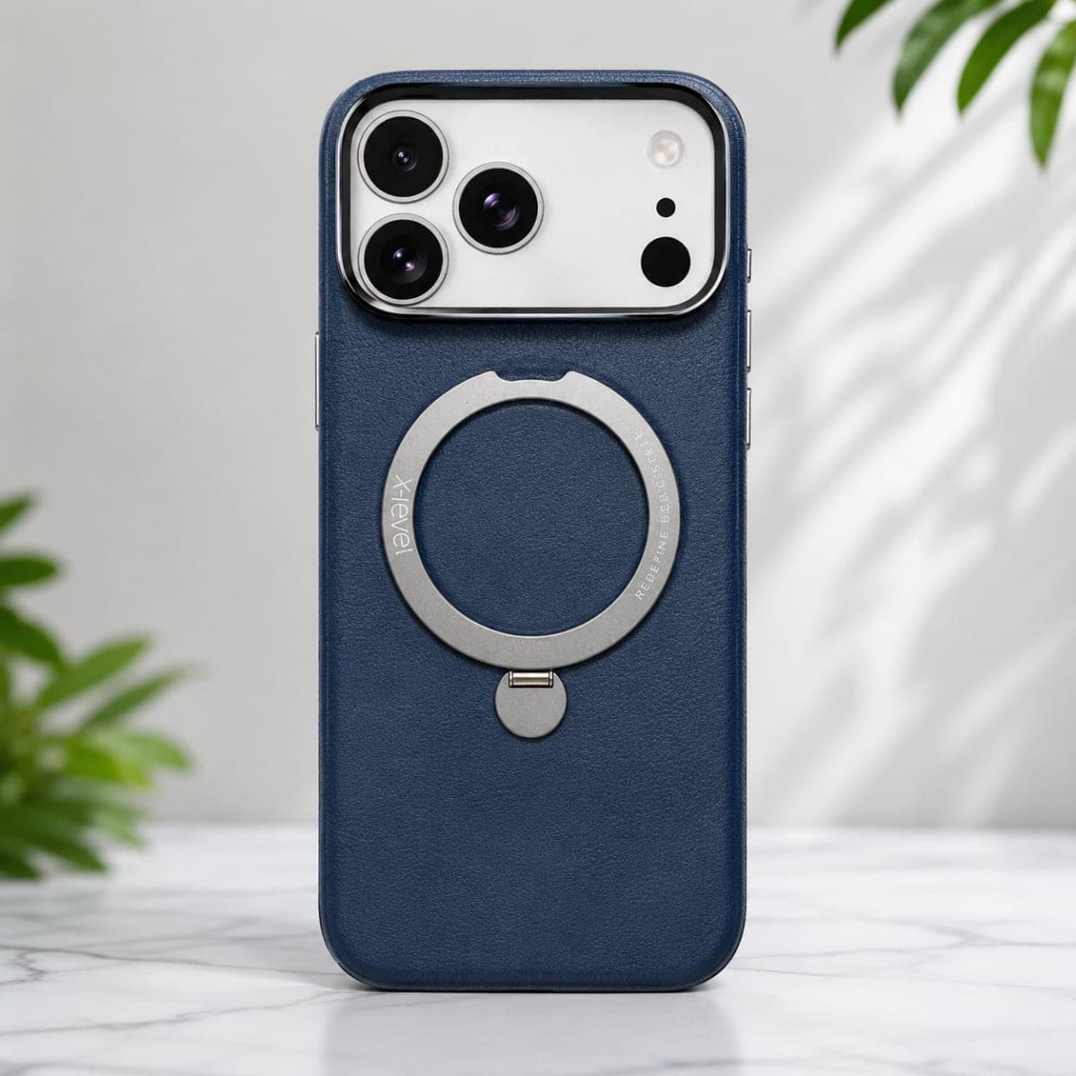 X-Level Leather Stand Case for iPhone 17 Series