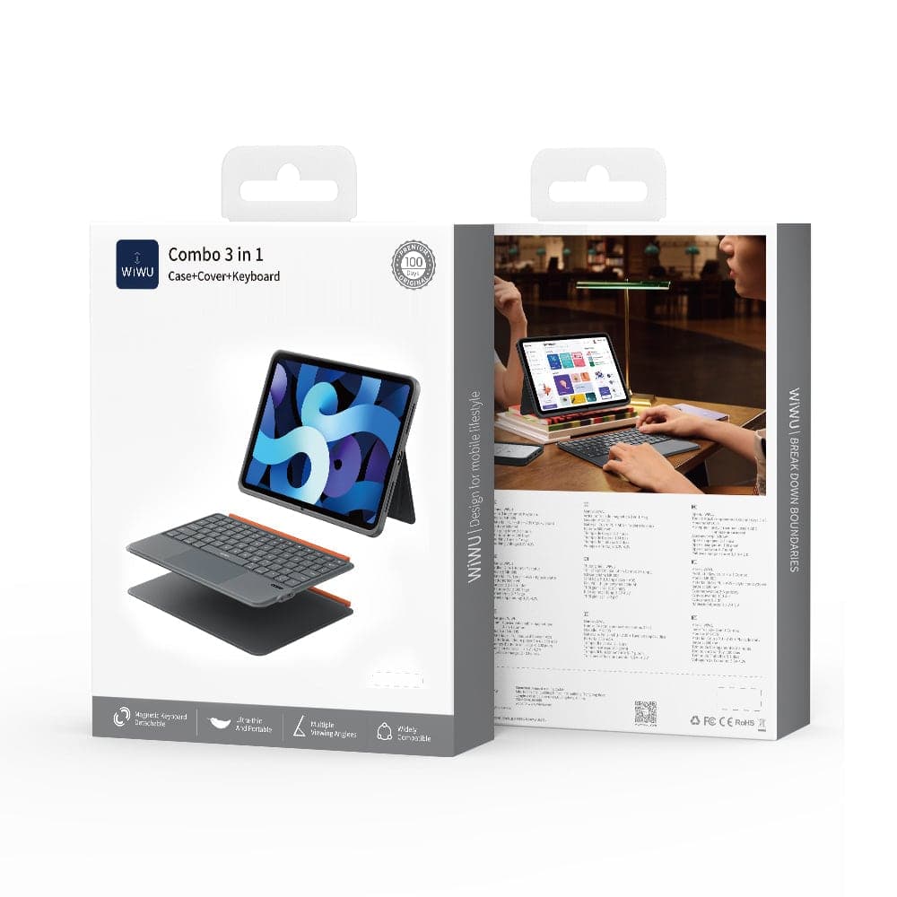 WiWU 3 in 1 Mag Magnetic Keyboard for iPad Wireless Full Cover Tablet Keyboard case MK-005