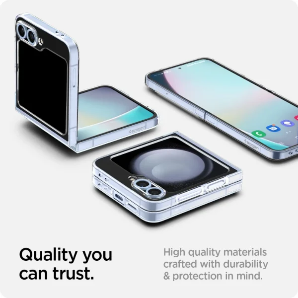 Spigen Full Clear PC hard plastic Anty-yellow cover For Galaxy Z Flip series