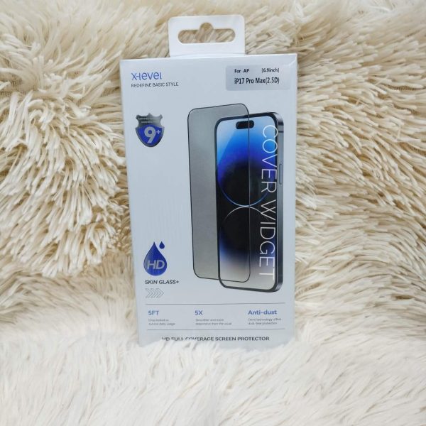 X-Level HD Full Coverage Tempered Glass Protector For iPhone 17 series