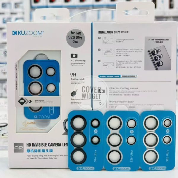 Kuzoom HD camara lens Protector Glass for Galaxy  S26 Ultra