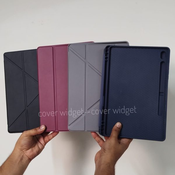 Smart TPU Rubbar magnetic Auto sleep/ Wake  standing flip cover for samsung Galaxy Tab S8 & Tab S10 FE