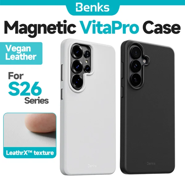 Benks VitaPro Smooth Touch Magnetic Magsafe Cover For Samsung Galaxy S26 Ultra
