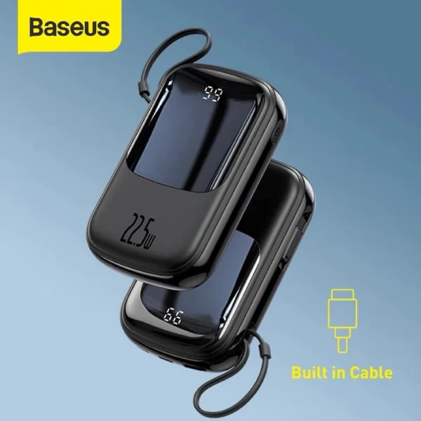 Baseus Qpow 20,000mAh power bank with 22.5W fast charging - includes Type C cable